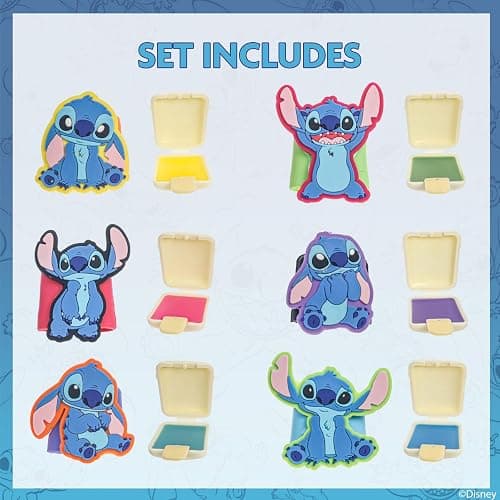Disney Stitch 6 Pack Flip-Top Ice Pop Lip Gloss Set, Collectible Stitch Shaped Plant-Based Lip Gloss, Fruit Flavored Kids Makeup Kit for Girls Ages 3+, Perfect Party Favors & Birthday Gifts thumbnail 2