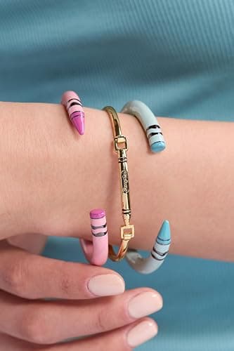 Crayola Crayon Cuff - Tickle Me Pink Hand Cuff Bracelet thumbnail 9