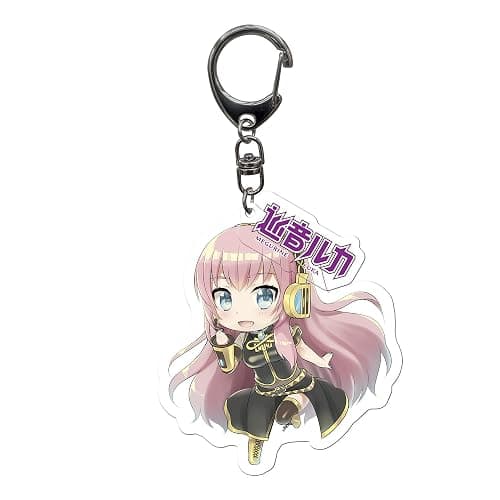 ABYSTYLE Hatsune Miku Megurine Luka Acrylic Keychain with Charm 2.25" Anime Manga Accessories Merch Gift - Image 1