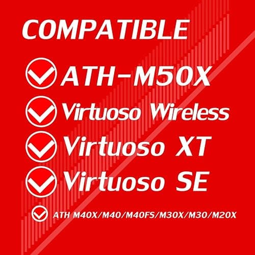DIMOST Protective Headband Cover for ATH M Series - Compatible with Virtuoso XT, SE, Wireless, M50X, M50XBT, M50, M40X & More thumbnail 2