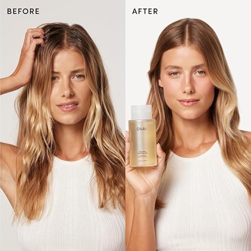 OUAI Fine Shampoo and Conditioner Set - Sulfate Free Shampoo and Conditioner for Women & Men - Made with Keratin, Marshmallow Root, Shea Butter & Avocado Oil - Free of Parabens & Phthalates (10 Fl Oz) thumbnail 4
