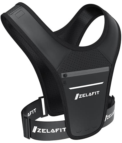 ZelaFit® Running Vest Phone Holder – Running Vest Women & Mens – Adjustable Reflective Running Phone Holder – Ultra-Lightweight Running Bag & Backpack Alternative – Waterproof Phone Pouch & Key Holder - Image 1