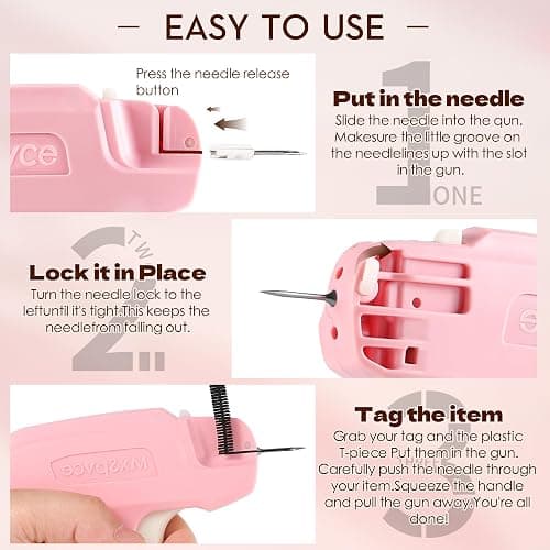 Stitch Gun for clothes No-Sew Hemming Tool- Easy, Portable, Professional-Grade Tagging Gun for Quick, Temporary Hems on Pants, Dresses, Skirts and Sleeves thumbnail 5