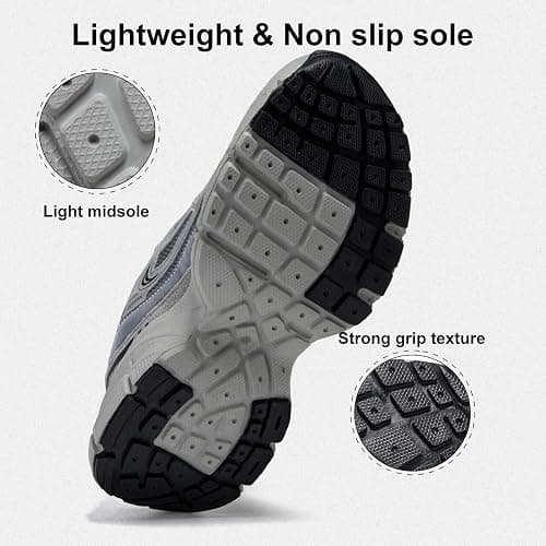 BAASPLOA Women's Chunky Fashion Sneakers Casual Sports Shoes Mesh Breathable Athletic Gym Workout Tennis Shoe Platform Thick Walking Shoes thumbnail 4