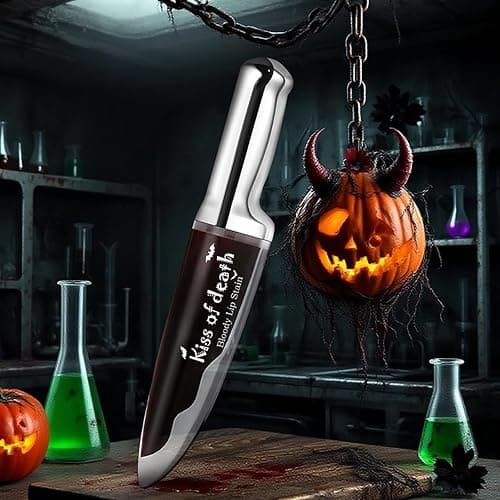 Matte Black Lipstick Bloody Lip Stain NonSticky Texture Perfect For Gothic Looks And Special Occasions Longwear Long Lasting Liquid Lipstick thumbnail 5
