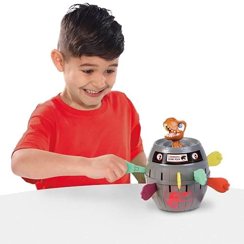 TOMY Pop Up T-Rex Board Game - Family and Preschool Kids Games for Family Game Night - Kids Activities and Jurassic World Toys - 2-4 Players - Ages 4 Years and Up thumbnail 2