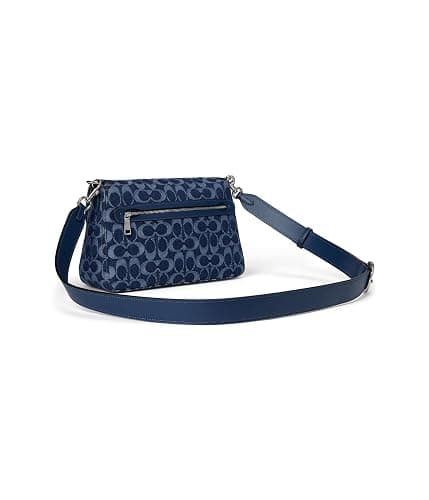 Coach Soft Tabby Shoulder Bag in Signature Denim, LH/Deep Blue Multi thumbnail 2