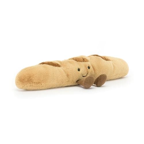 Jellycat Amuseables Baguette Stuffed Toy, 13.5 inches - Food Plush - Fun Gift Idea - Image 1