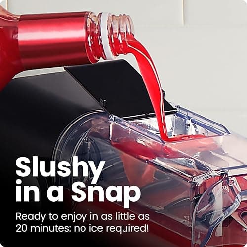 Iceman Slush-Ease Slushie Machine, Frozen Drink Maker & Slushy Machine with 5 Presets + Custom Option, Easy-Dispensing Lever for Frozen Margaritas, Frappes, and Slushies - Black thumbnail 6