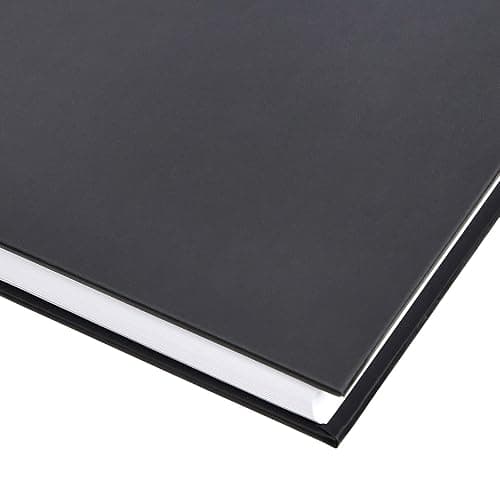 Amazon Basics Professional Hardcover Writing Journal for Journaling and Note Taking, Sturdy, Perforated Pages, 10.5 x 7.5 inches, Black, 2-Pack thumbnail 6