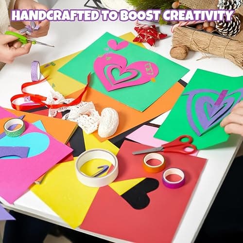 300 Sheets 8.5" X 11" Colored Cardstock, 50 Assorted Colors Construction Paper Card Stock Printer Paper for Printing, Card Making, DIY Crafts, School Supplies,Party Decorations (180GSM/65LB) thumbnail 6