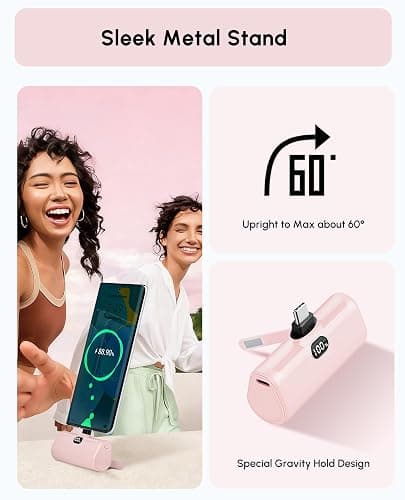 pink portable charger thumbnail 4