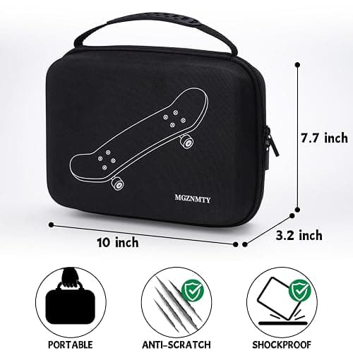 MGZNMTY Portable Storage Case for Teck Deck Ultra DLX Finger Skateboards, Fingerboard Carrying Case Compatible with 16 PCS Tech Deck Fingerboard (Large, Black) thumbnail 3