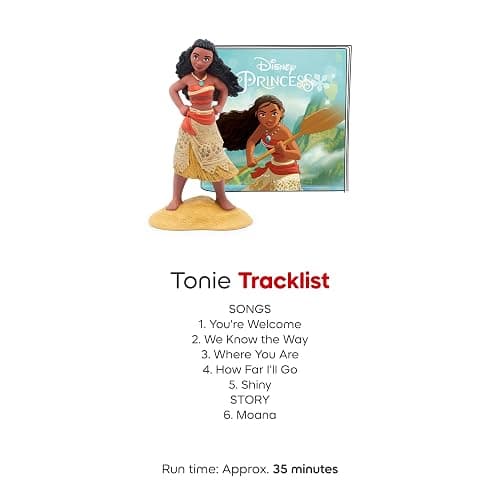 Toniebox 2 Audio Player Disney Princess Bundle for Kids 3+ with Ariel, Moana, Merida, and Belle - Cloud Pink thumbnail 5
