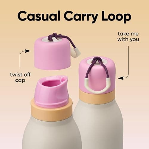 Owala FreeSip Twist Insulated Stainless Steel Water Bottle with Straw for Sports and Travel, BPA-Free, 24-oz, Daybreak thumbnail 5