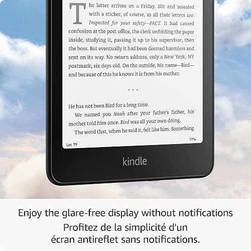 Amazon Kindle Paperwhite Signature Edition 32GB (newest model) – Our fastest Kindle with auto-adjusting front light, wireless charging, and weeks of battery life – Metallic Black thumbnail 5