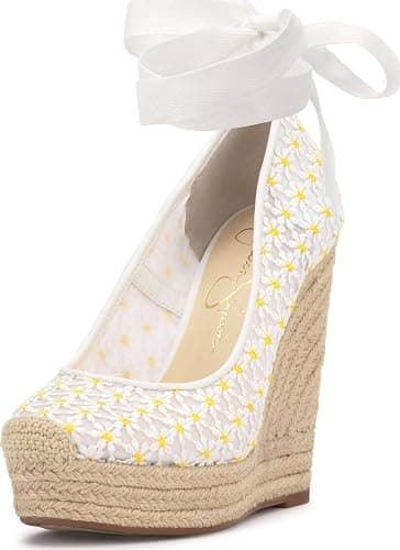 Jessica Simpson Womens Zexie Espadrille Wedge - Image 1