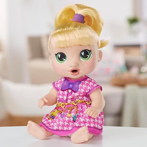 Baby Alive Bubbly Tea Party LaLa GooGoo Doll with Teapot Accessories, Blonde Hair, 11 Inches, Kids Toys, Ages 3+ thumbnail 9