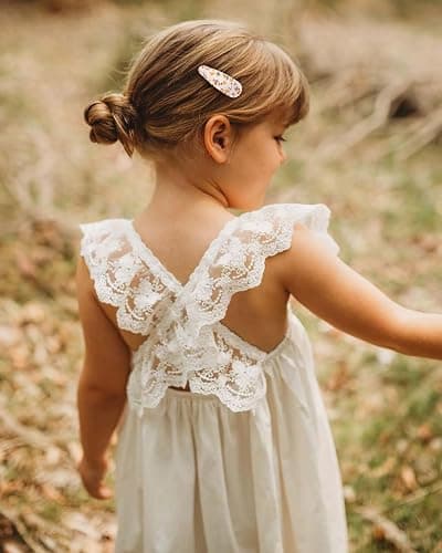 doboi 40Pcs Toddler Hair Clips Hair Barrettes Baby Girls Hair Bows Clips Floral Print Non Slip Snap Hairpins Flower Hair Clips for Girls Kids Toddler Hair Accessories thumbnail 9