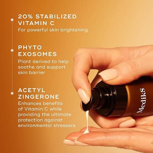 Medik8 C-Tetra Advanced - Balancing, Plumping, Hydrating Daily Vitamin C Serum with Hyaluronic Acid, Squalene - Smooths Fine Lines, Wrinkles - 1.0 oz thumbnail 6
