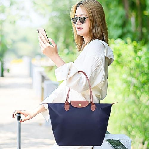 YSJCHEBS 1 Umhängetasche, 1 Kosmetiktasche, Damenmodetasche, Schulhandtasche, Faltbare Handtasche, Aufbewahrungstasche, Aufbewahrungstasche Mit Großer Kapazität thumbnail 3
