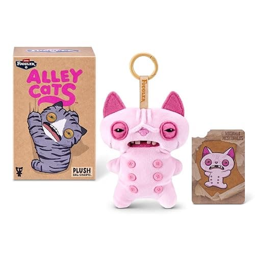 Zuru Fuggler Mini Alley Cat - Series 1 5 Inch Keyring Plush Toy - Random - Image 1