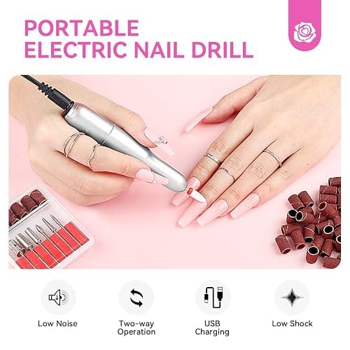 SAVILAND Acrylic Nail Kit for Beginners: Professional Nail Kit with Everything Gel Nail Polish Nail Drill U V Lignht Nail Supplies Salon Home Use Gifts Set thumbnail 5