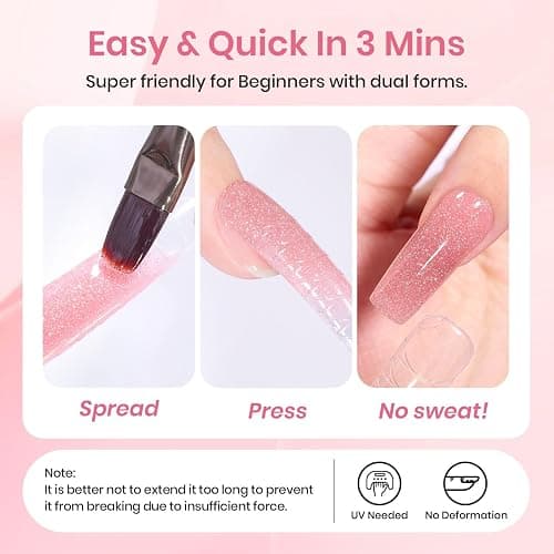 beetles glitter polygel set thumbnail 4