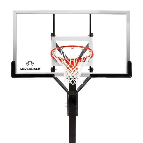 Silverback In-Ground Basketball Hoops, Adjustable Height Tempered Glass Backboard and Pro-Style Flex Rim. - Multiple Styles Available thumbnail 23
