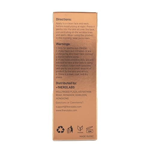 Retinol Serum for Face 2.5%, B5 Resurfacing Retinol Serum with Vitamin C, Vitamin E, Hyaluronic Acid, Niacinamide, Peptide for Anti-Aging, Wrinkle Smoothing, Dark Spot Corrector, Brighten Dullness thumbnail 8