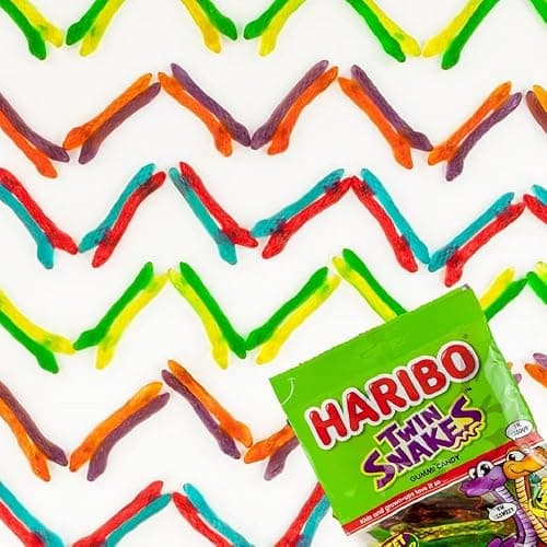HARIBO Gummi Candy, Twin Snakes, 8 oz. Bag (Pack of 10) - Twin Snakes - 8 Ounce (Pack of 10) thumbnail 3