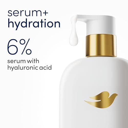Dove Serum+ Hydration Body Wash Hyaluronic Acid 6% Hydration Serum, 18.5 oz | Serum-infused moisturizing body wash with 6% hydration serum and hyaluronic acid for dry, dehydrated skin thumbnail 5
