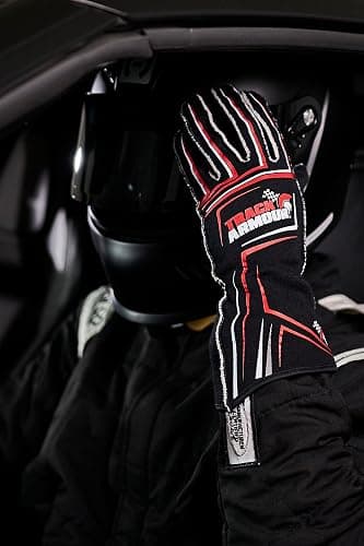 TRACK ARMOUR] Series 4 Auto Racing Glove, SFI 3.3/5, Nomex Fabric, Silicon Grip, Fire Retardant, Flame Resistant, Driving, Karting, Sim Racing thumbnail 7