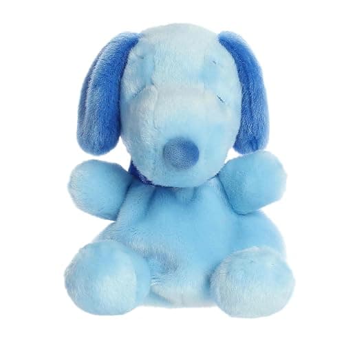 Aurora Peanuts 5" Blue Snoopy Color Collection Palm Pals Plush | Character-accurate styling with soft huggable appeal for fans of all ages thumbnail 2