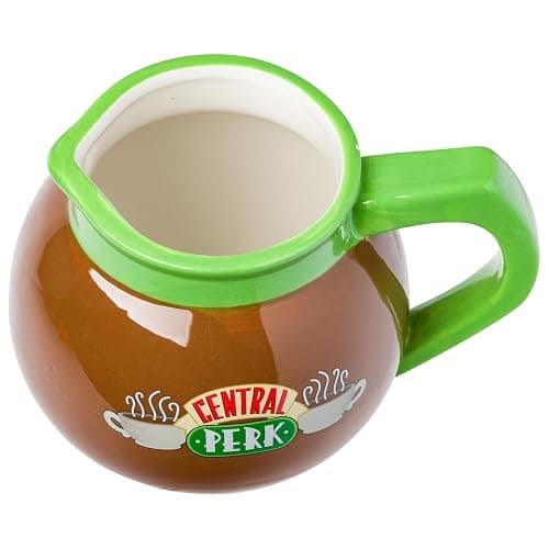 Silver Buffalo Friends Central Perk Coffee Pot Ceramic 3D Sculpted Mug, 20 Ounces thumbnail 4