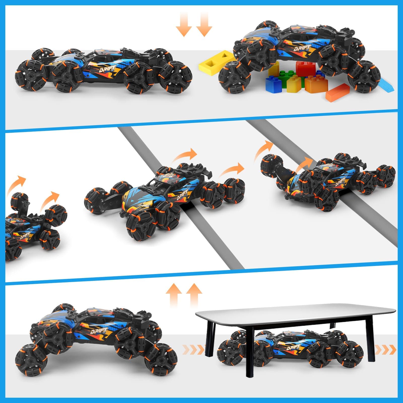 Gesture Sensing Remote Control Car, 8 Wheel Stunt RC Cars Toy for Boys Ages 6 7 8-12 13 14, Cool Kids Toys for 7 Year Old Boy | Best Birthday Gifts for 8 Year Old Boys thumbnail 3