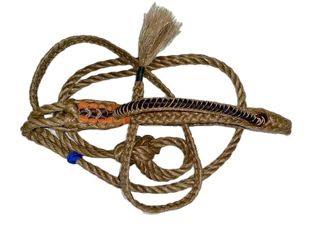 FCBR SINCE 1996 Steer Rope Lace Full Leather Right Hand Bull Riding Gear thumbnail 5