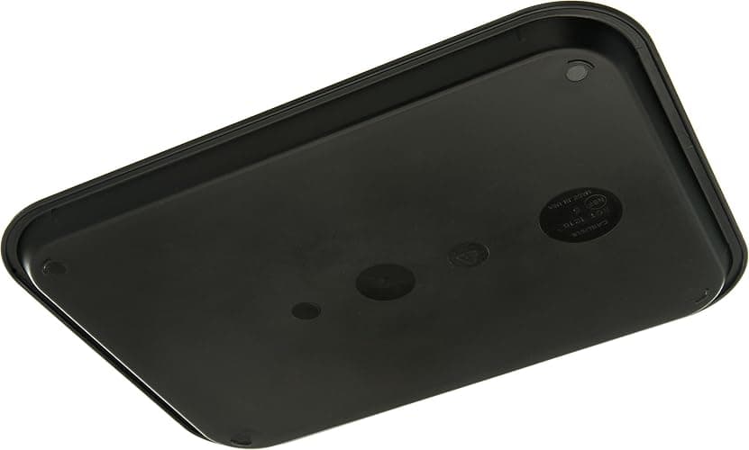 Carlisle FoodService Products CT121603 Café Standard Cafeteria / Fast Food Tray, 12" x 16", Black - Black - 1 thumbnail 5