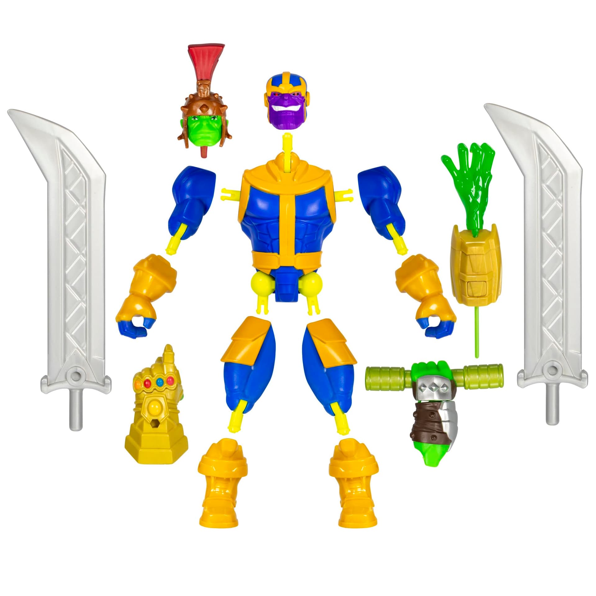 MixMashers Marvel Thanos Customisable Avengers Mix and Match Deluxe Action Figure & Accessories thumbnail 10
