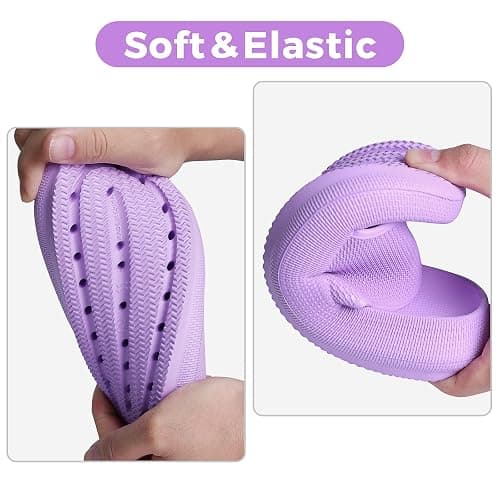 OUYADU Kids Cloud Slides Boys Girls Flip Flops Slip On Beach Sandals Youth Pool Shower Shoes EVA Summer Slippers（11 Little Kids - 6 Big Kids） thumbnail 5