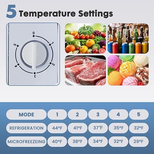 DUMOS 3.2 Cu.Ft Mini Fridge with Freezer, Single Door Refrigerator with Adjustable Thermostat, Compact Small Fridge for Bedroom, Office, Dorm, Black, Single Door thumbnail 4