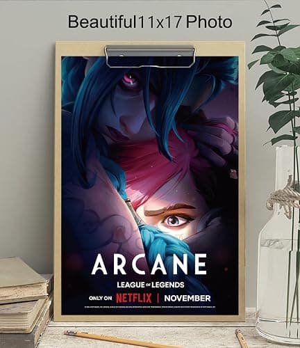 Jefuzh Anime Cartoon Arcane: League of Legends Season 2 TV Series Poster #1 - Matte Poster Frameless Gift 11 x 17 inch(28cm x 43cm),Noframe thumbnail 3