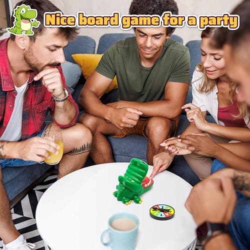 Upgraded Crocodile Teeth Dentist Game For Kids, Alligator Push Teeth Down, Funny Board Game thumbnail 2