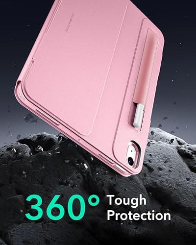 ESR for iPad Air 11 Inch Case M3/M2 (2025/2024), iPad Air 5th/4th Gen Case (2022/2020) 10.9 Inch, Removable Magnetic Cover, Adjustable Portrait/Landscape Stand, 9 Standing Angles, Pink thumbnail 9