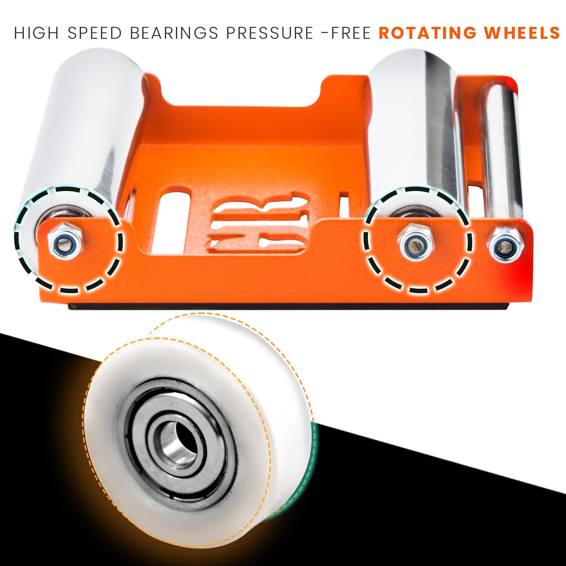 Grand Pitstop Motorcycle Wheel Cleaning Roller stand for Tyre cleaning & chain lubrication - GRoller Wheel Spinner Stand (Medium (Bike485 lb dry wt & Tyre Width180mm)) thumbnail 5