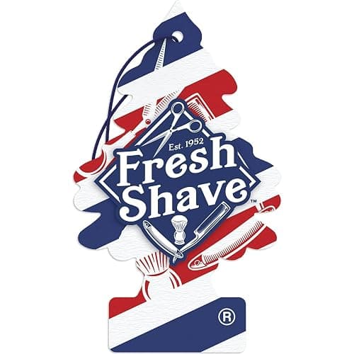Little Trees Car Air Freshener 6-Pack (Fresh Shave) - Image 1