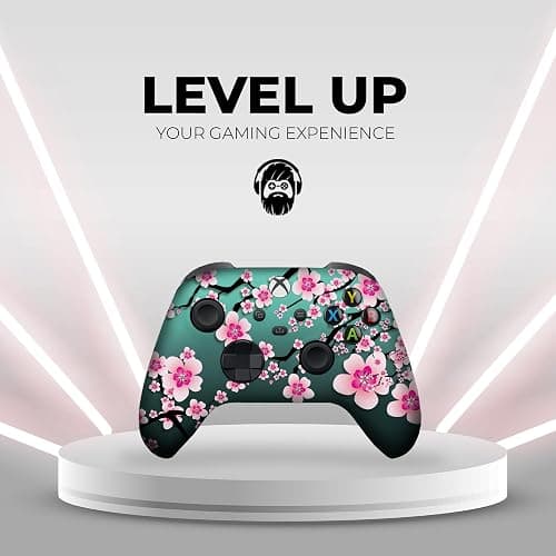 DreamController Cherry Blossom Custom X-box Controller Wireless compatible with X-box One/Series X/S Proudly Customized in USA with Permanent HYDRO-DIP Printing (NOT JUST A SKIN) thumbnail 7