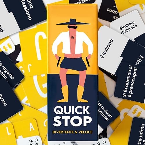 ATM Gaming QUICKSTOP - Gioco di Società per Famiglia ed Amici - Gioco di Carte - Il miglior gioco da viaggio - Da 2 a 7 Giocatori - Italiano thumbnail 2