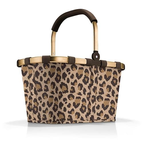 reisenthel carrybag frame leo macchiato – Stabiler Einkaufskorb mit viel Stauraum und praktischer Innentasche – Elegantes und wasserabweisendes Design - Image 1