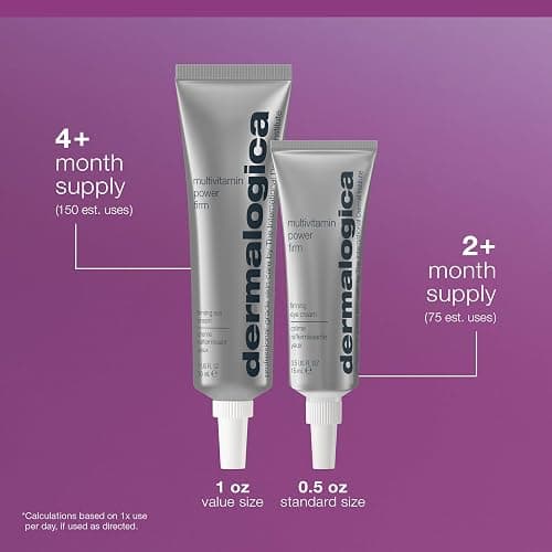 Dermalogica Multivitamin Power Firm Eye Cream for Dark Circles and Puffiness, Anti-Aging Wrinkle Firming Under Eye Treatment with Antioxidant Vitamins thumbnail 9